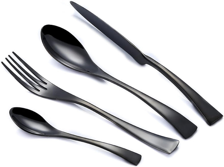 Couverts de table en acier inoxydable, durables et au design raffiné, essentiels pour la cuisine et les repas.