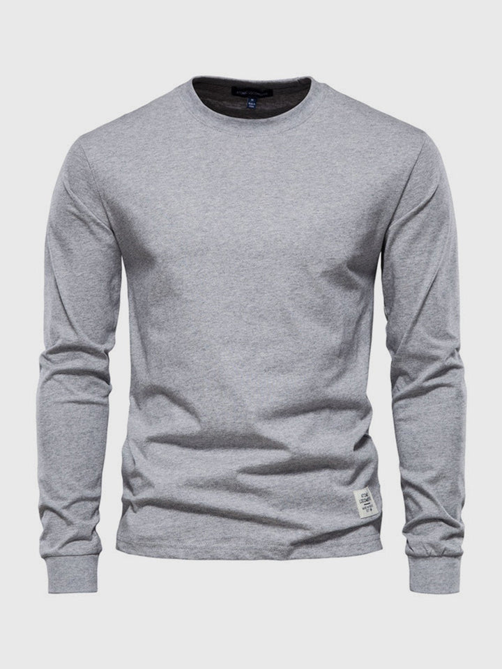 Pull homme à col rond, vêtement chaud et polyvalent. Idéal pour un look décontracté ou élégant en hiver.