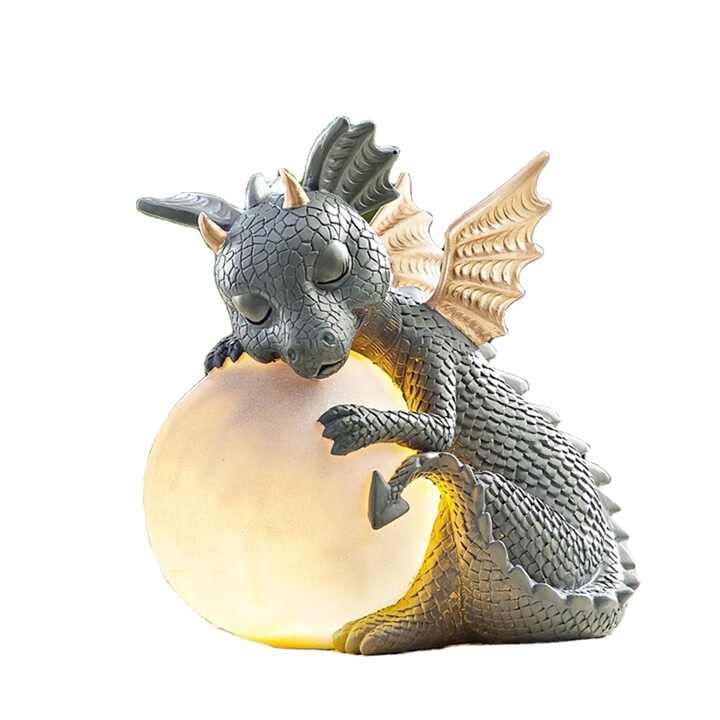Décoration lumineuse : lampe LED dragon pour table, ajoutant une touche unique et fantastique à votre salon.