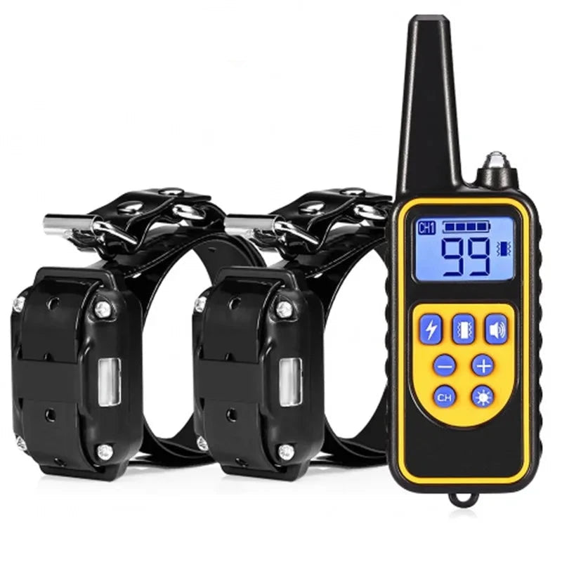Télécommande et collier de dressage électronique Barkon pour un contrôle sécurisé et précis de votre chien.