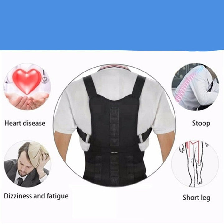 Ceinture de maintien dorsale AlignPro, soulageant efficacement les maux de dos et favorisant une bonne posture.