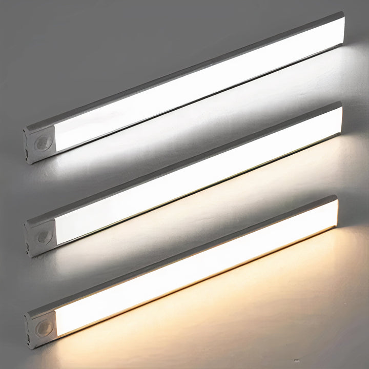 Lumière LED sans fil pour armoire/garage, rechargeable USB-C, éclairage intelligent à capteur.