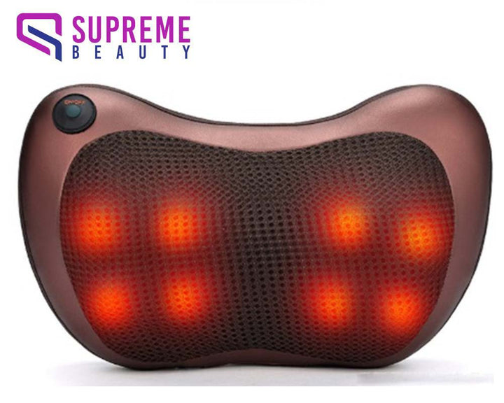 Masseur Shiatsu électrique pour le cou, le dos et les épaules, offrant un massage profond avec fonction chaleur apaisante.