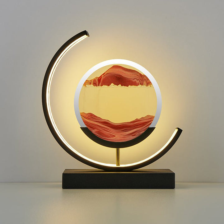 Élégante lampe de table LED dorée tactile Soléna, parfaite pour la décoration intérieure du salon.