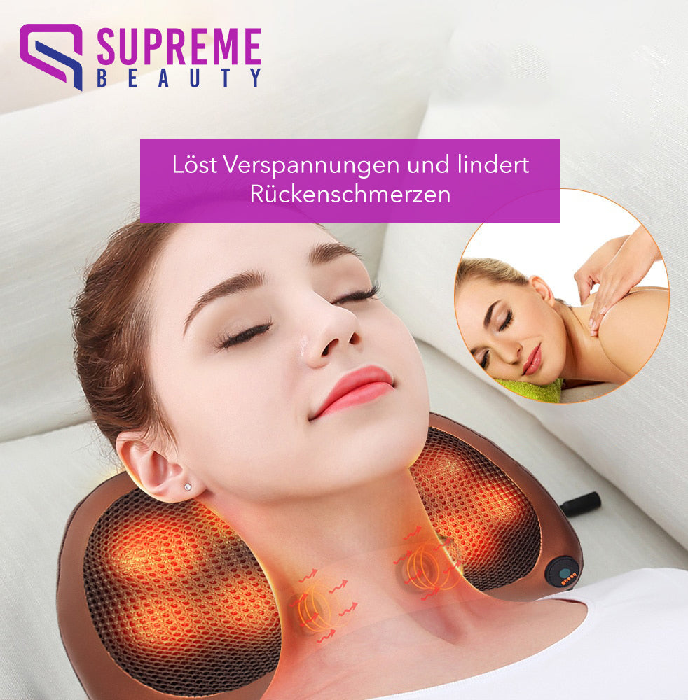 Appareil de massage Shiatsu portable et léger pour auto-massage du cou, dos et épaules, idéal pour la maison.