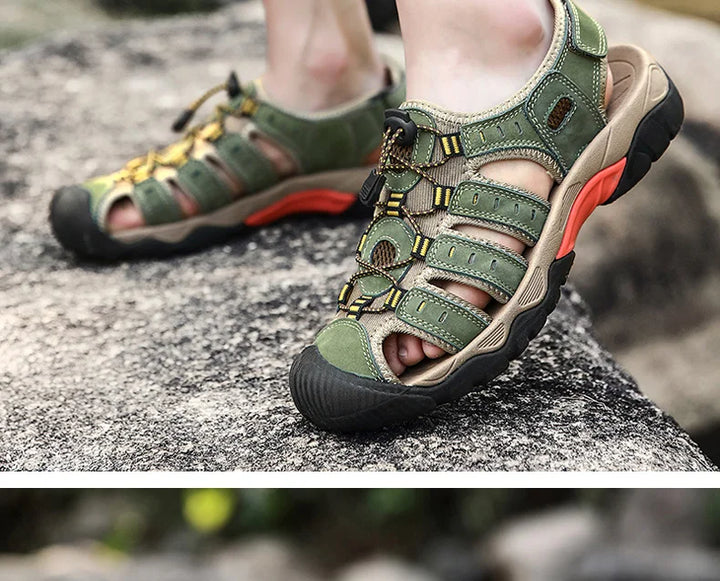 Chaussures décontractées pour hommes, idéales pour la plage, la piscine ou une promenade en été.