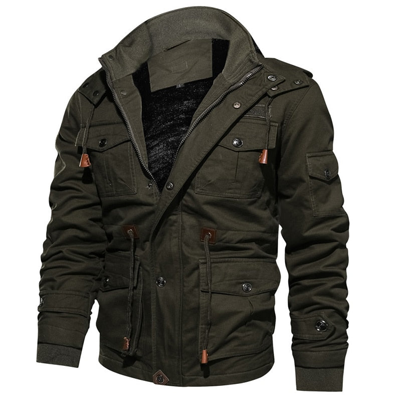 Veste d'hiver robuste Logan pour homme, déperlante et chaude, idéale pour affronter le froid intense.