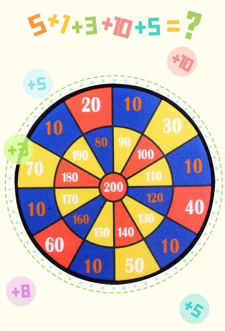 Jeu d'adresse pour enfants: cible adhésive animaux stimule la coordination œil-main et le plaisir de jouer.