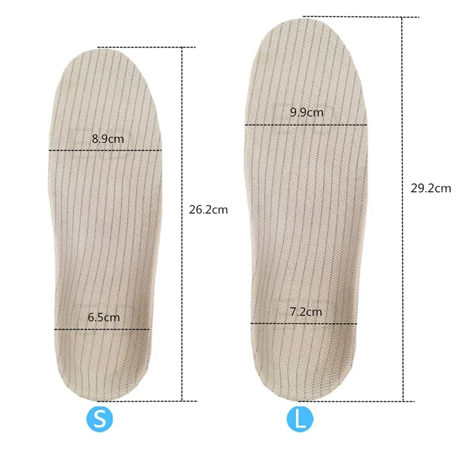Semelles orthopédiques unisexes en gel, solution efficace contre la douleur, soutien des pieds plats.
