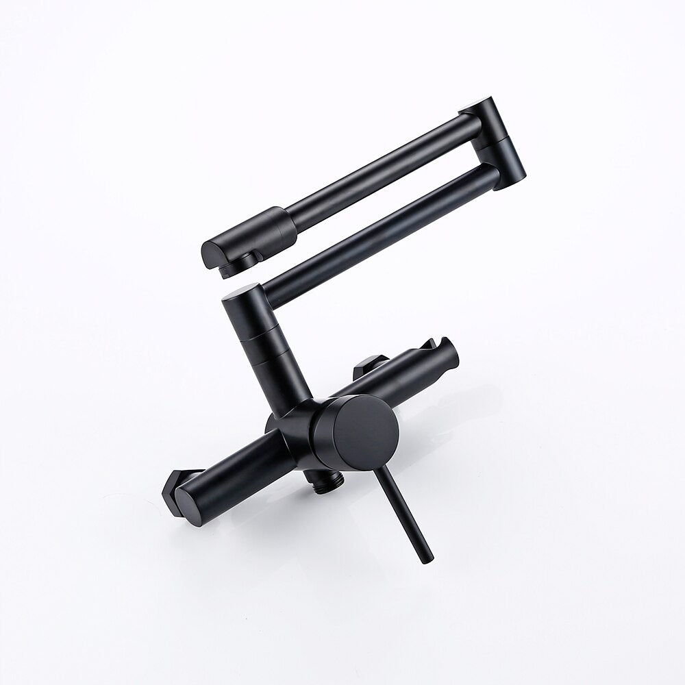 Robinet de cuisine design professionnel avec bec flexible en acier inoxydable pour plomberie facile.