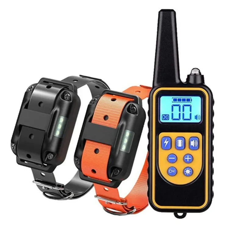 Collier de dressage électronique Barkon pour chien, étanche et rechargeable, pour une éducation canine efficace.