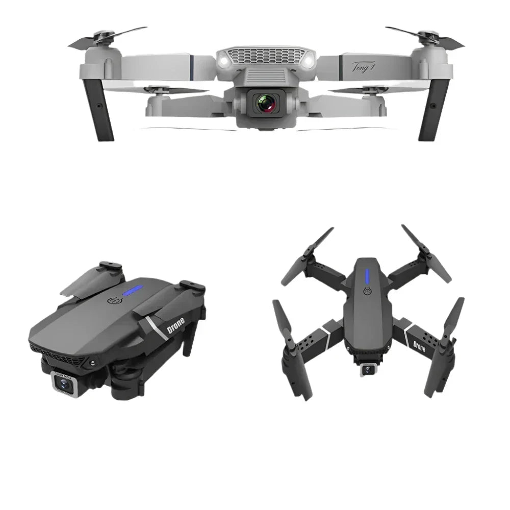 Mini drone 4K HD avec double caméra pour photos et vidéos aériennes immersives.
