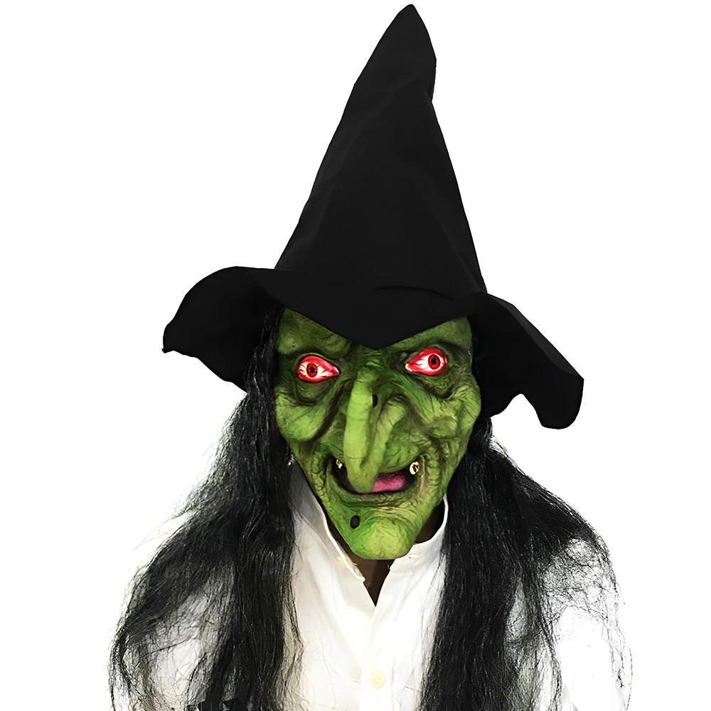 Transformez-vous avec ce masque latex réaliste pour Halloween, cosplay ou soirée à thème.