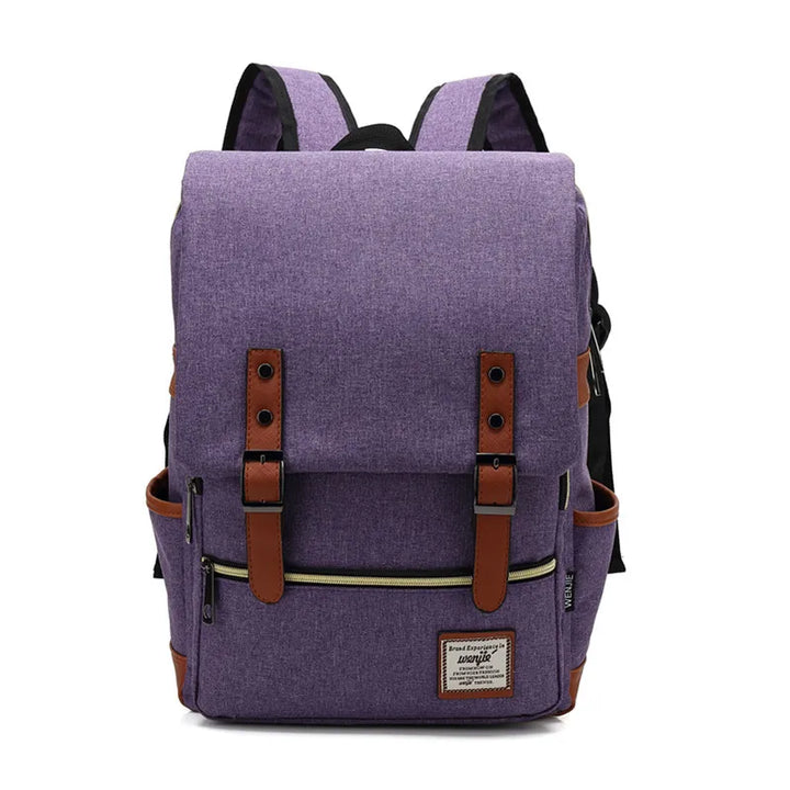 Sac à dos unisexe Valtro avec compartiments organisés pour ordinateur portable, voyage et école.