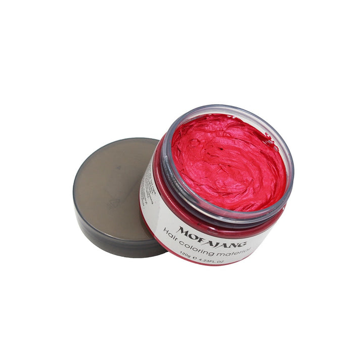 Cire cheveux temporaire unisexe, aux extraits de plantes, pour couleur et stylisme facile.