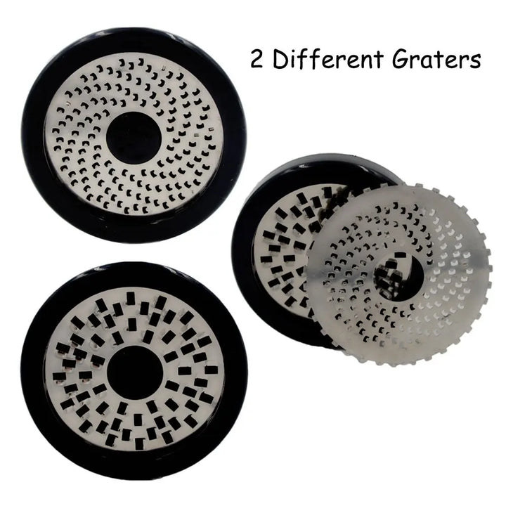 Ustensile de cuisine DuoCut en acier inox pour râper finement fromage, chocolat, gingembre et muscade.