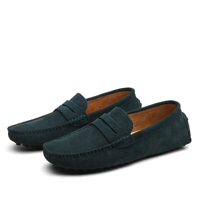 Chaussures à enfiler homme confortables, mocassins polyvalents pour toutes occasions, grandes pointures disponibles.