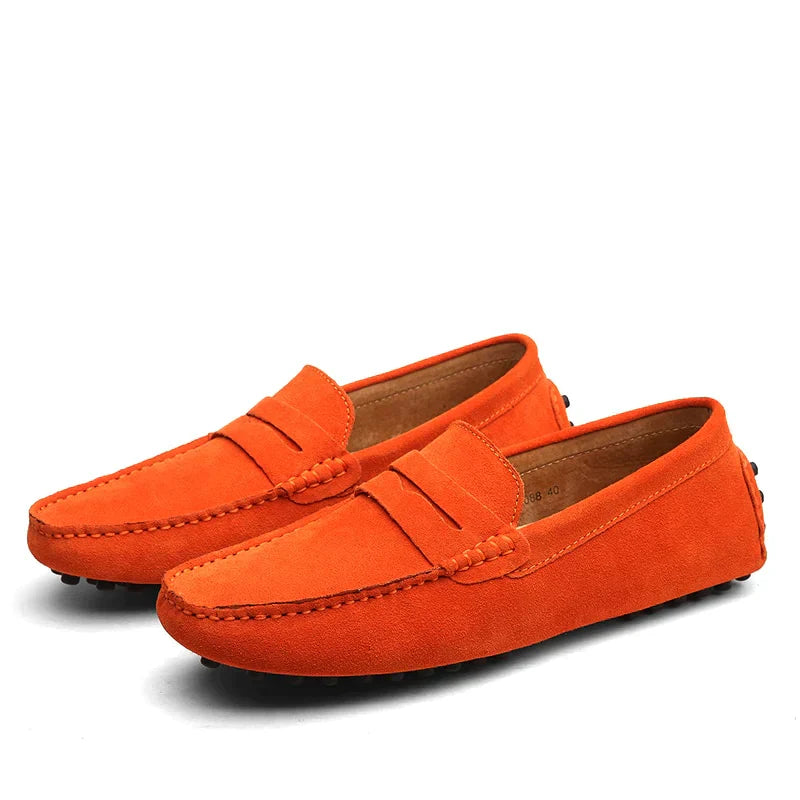 Mocassins homme grandes tailles, chaussures à enfiler confortables et élégantes, style polyvalent garanti.