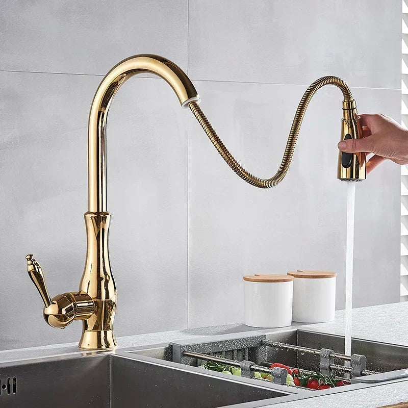 Robinet de cuisine noir mat, design épuré. Mitigeur moderne pour évier, style industriel élégant.
