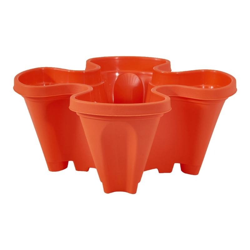 Maximisez votre espace avec cette tour de plantation 4 niveaux, idéale pour le jardinage balcon.