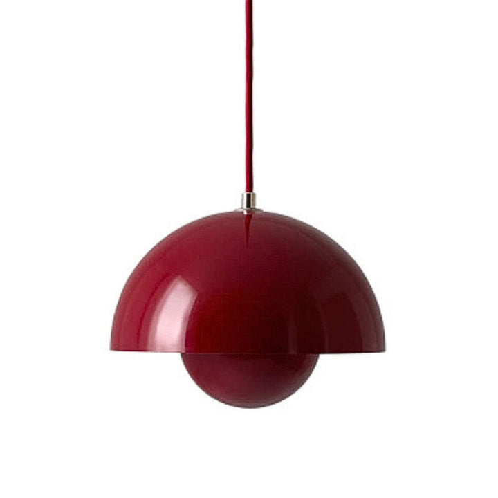 Suspension demi-dôme rose poudré. Douceur et féminité pour chambre ou salon moderne.