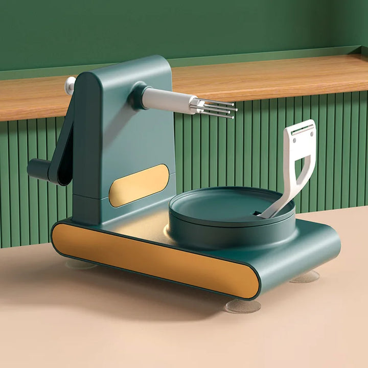 Éplucheur de cuisine moderne, rapide et pratique pour la préparation des fruits.