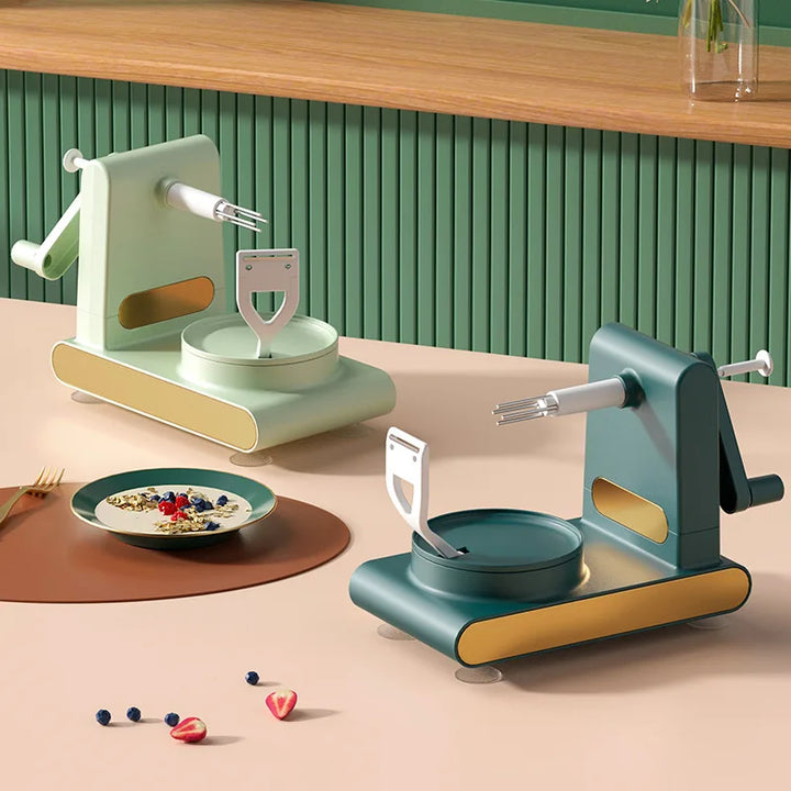 Éplucheur rapide pour préparation facile des légumes et fruits, gain de temps en cuisine.