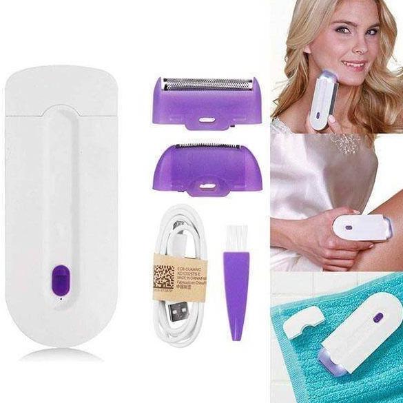 Épilateur laser portable et rechargeable pour une épilation durable et facile à domicile. Soin du corps.