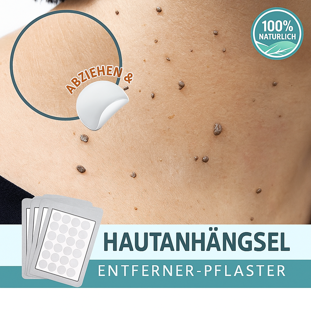 Patch indolore pour éliminer mollettes et étiquettes cutanées. Traitement naturel et efficace visage & corps.
