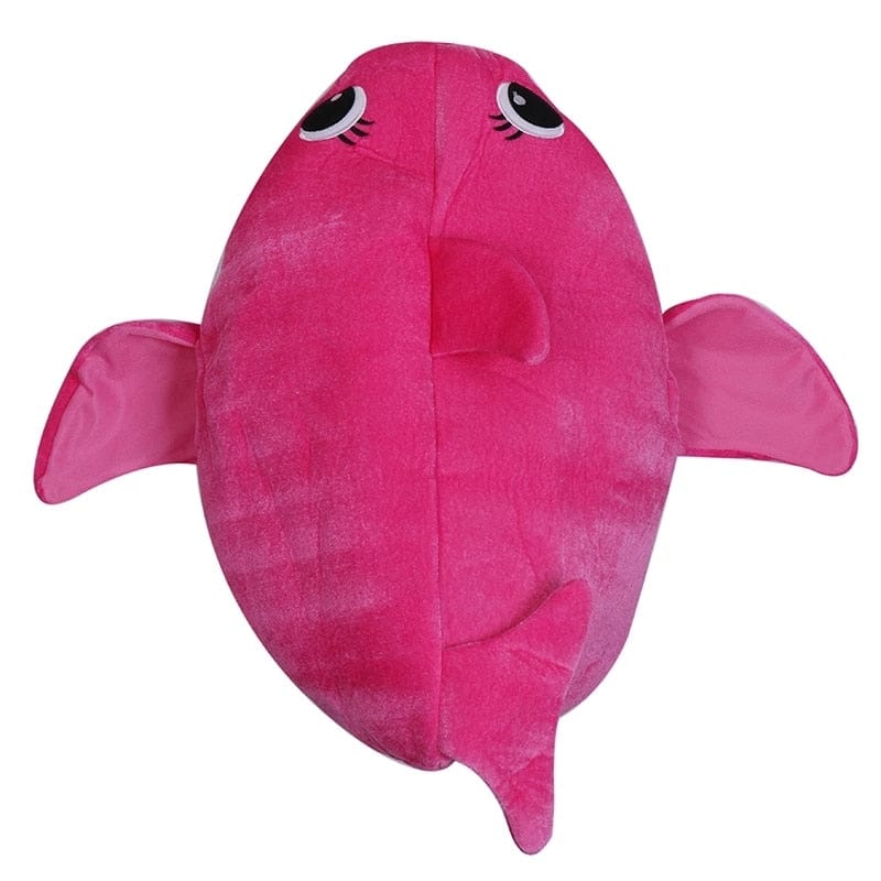Déguisement bébé requin gris Baby Shark pour fête d'anniversaire, très doux et mignon.