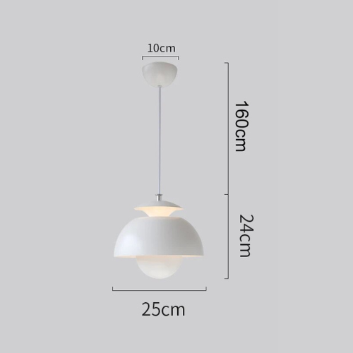 Lustre LED moderne pour cuisine, éclairage fonctionnel et décoratif type nordique.