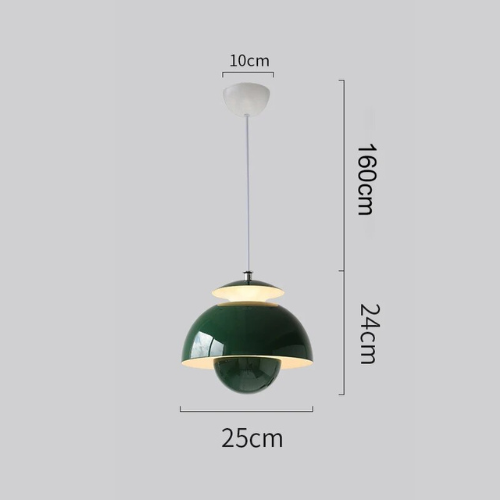 Suspension LED moderne type scandinave, éclairage design pour décoration intérieure.