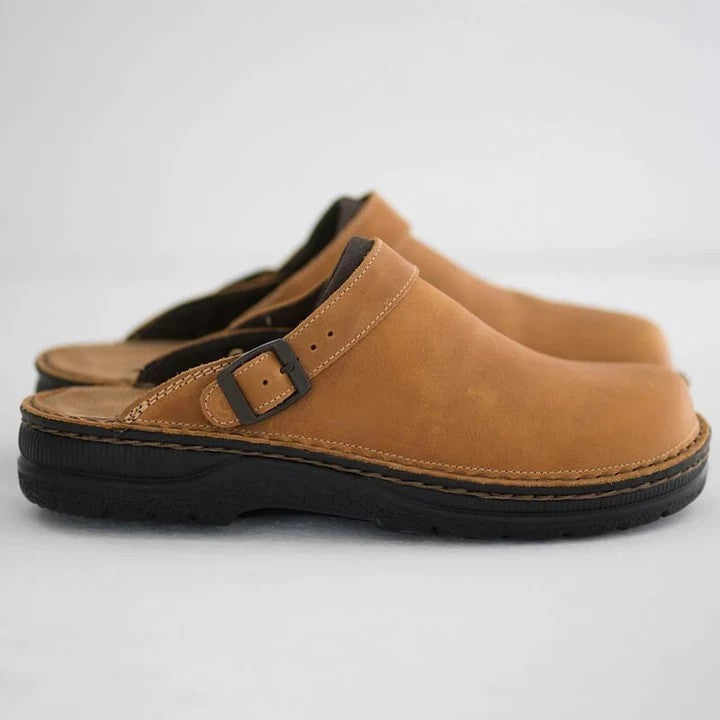 Sabots ergonomiques pour hommes, offrant un excellent soutien pour les pieds fatigués et réduisant la douleur.