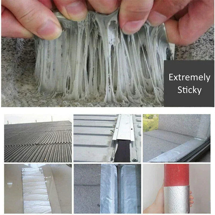 Ruban de réparation AquaSeal multisurface pour colmater fuites et fissures. Idéal pour jardin, maison et bricolage rapide.