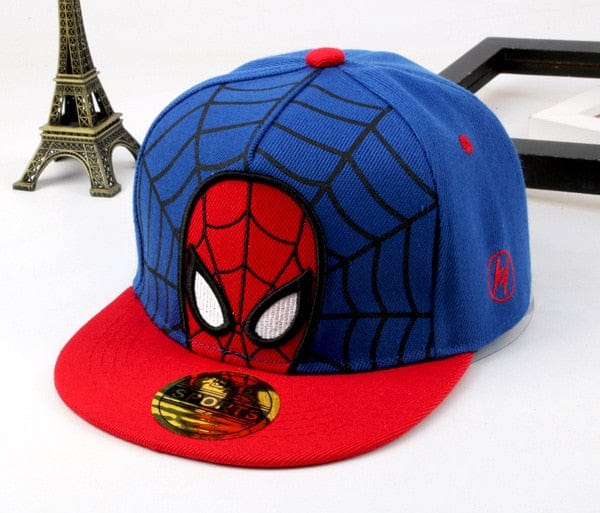Casquette Spiderman pour enfant, motif arachnéen, coupe réglable, idéale pour les aventures quotidiennes.