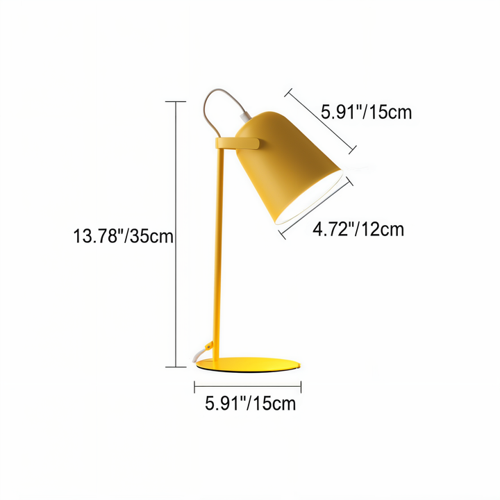 Lampe de bureau moderne scandinave ColoraDesk, éclairage ajustable, idéal pour un espace de travail contemporain.