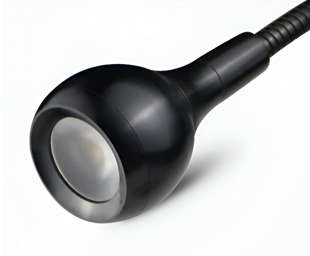Lampe à pince LED USB, flexible et réglable, éclairage efficace pour bureau, travail ou veilleuse.