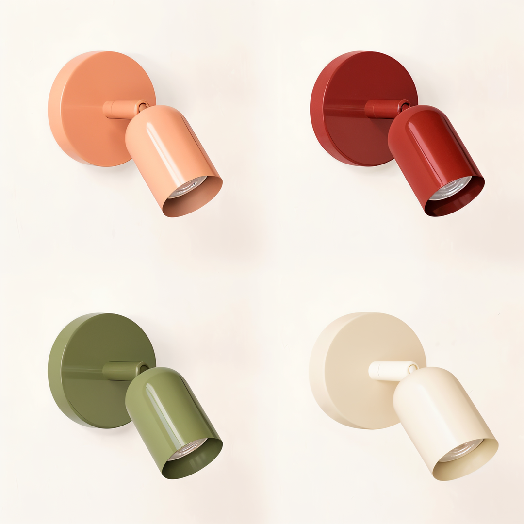 Applique murale LED design macaron colorée, moderne et élégante pour intérieur. Luminaire chic.