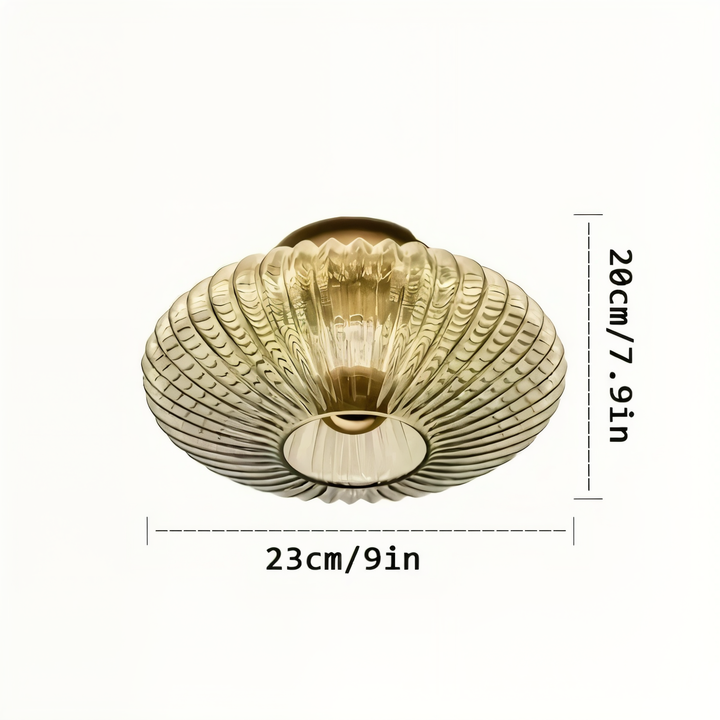Lampe murale LED ronde ondulée. Design moderne nordique, idéale pour éclairage et décoration intérieure.