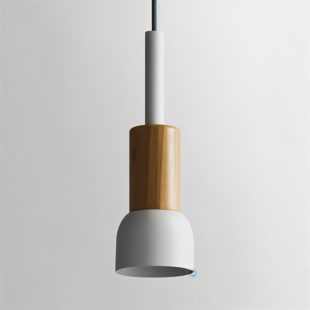 Lampe salle à manger design macaron, luminaire suspendu coloré.