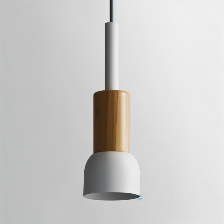 Lampe salle à manger design macaron, luminaire suspendu coloré.