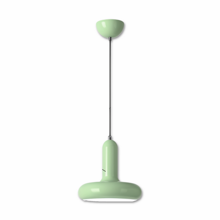 Lampe LED suspendue, réglable, style macaron, pour une lumière optimale.