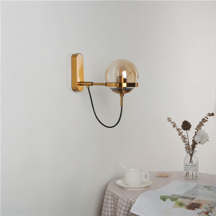 Éclairage LED mural Nordella pour entrée/couloir. Applique scandinave moderne, verre diffusant.