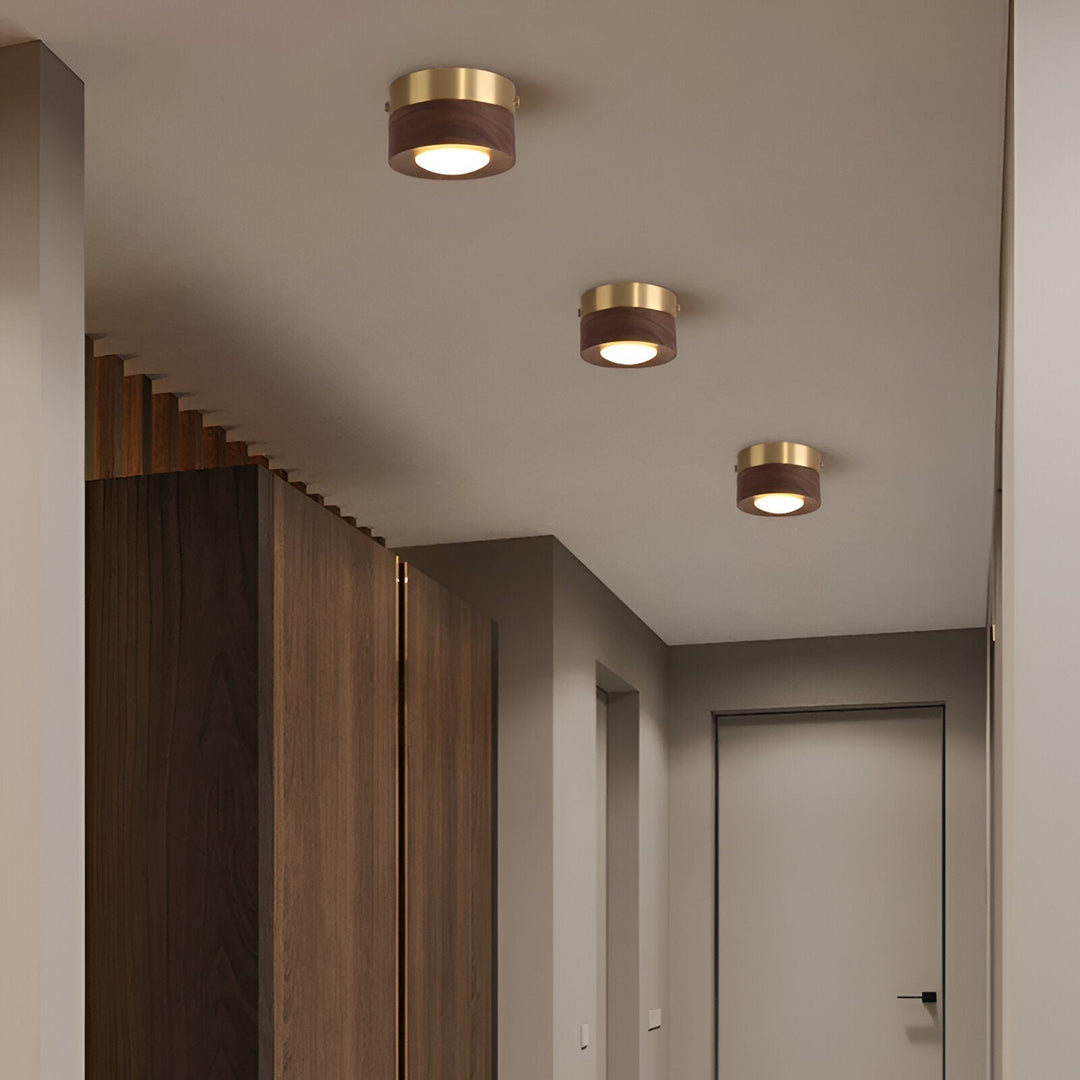 Éclairage LED de plafond élégant, parfait pour décorer et illuminer un intérieur contemporain.