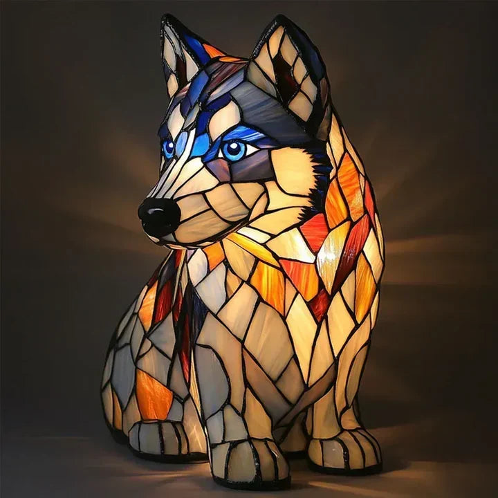 Chaque lampe chien faite main est unique, offrant lumière d'ambiance et décoration originale et artisanale.
