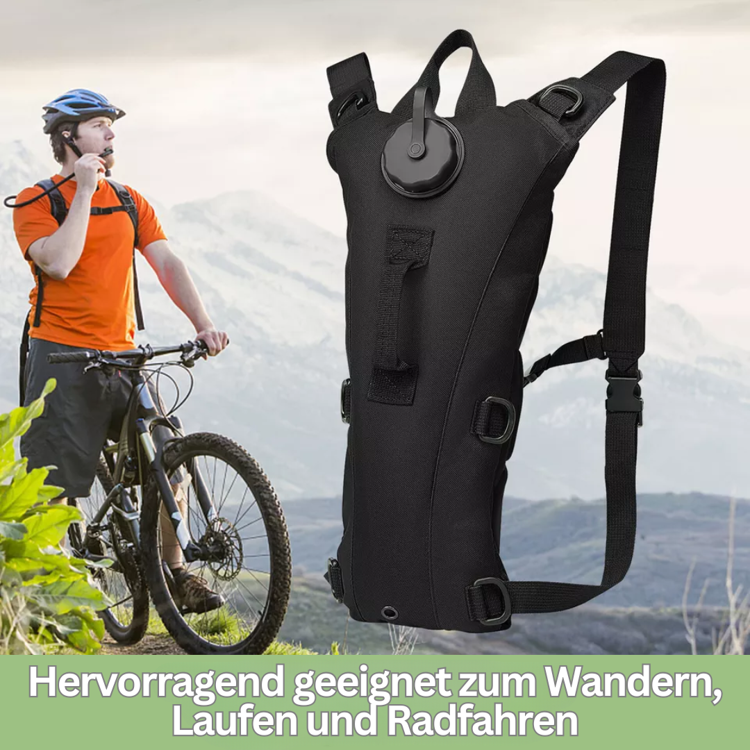 Sac hydratation étanche 3L pour aventure. Indispensable pour vélo, randonnée et sport outdoor.