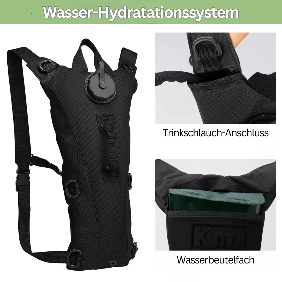 Sac à dos unisexe 3L pour hydratation en plein air. Parfait pour toute aventure sportive et randonnée.