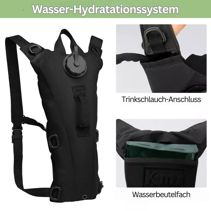 Sac à dos unisexe 3L pour hydratation en plein air. Parfait pour toute aventure sportive et randonnée.