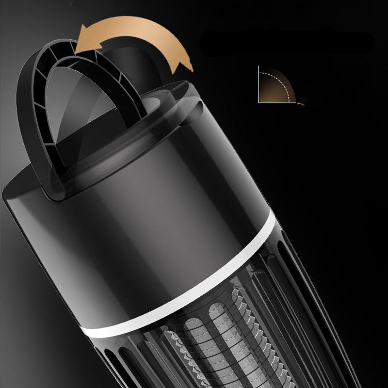 Destructeur de moustiques UV silencieux et portable, alimenté par USB, pour un sommeil tranquille.