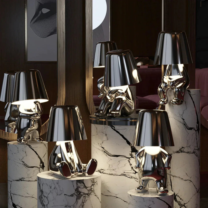 Lampe sans fil LumoPals, dimmable, apporte une lumière ludique et un style unique à votre intérieur.